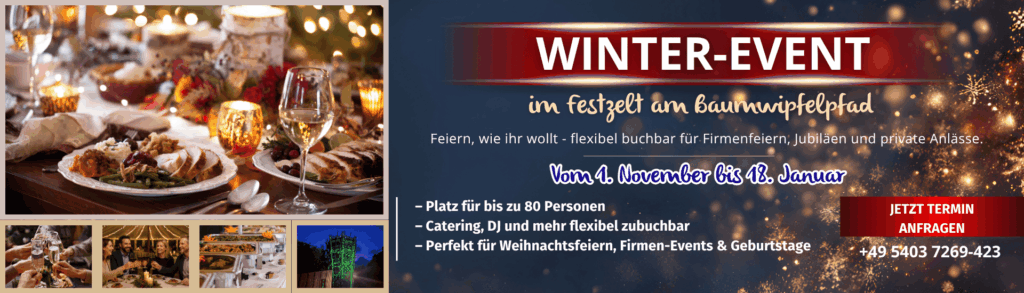 Winterevent am baumwipfelpfad